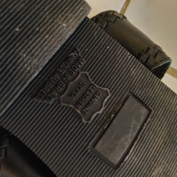 SOLD Real leather  exotic unique bohemian summer sandals - Picture 4 of 7